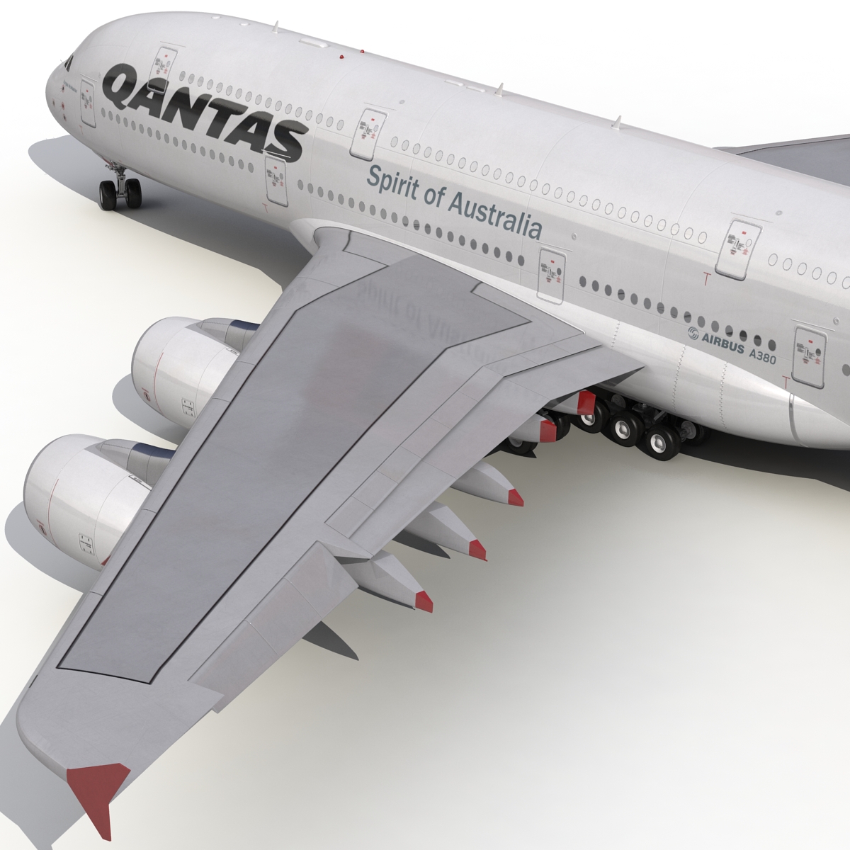 Airbus A380 900 Qantas 3D