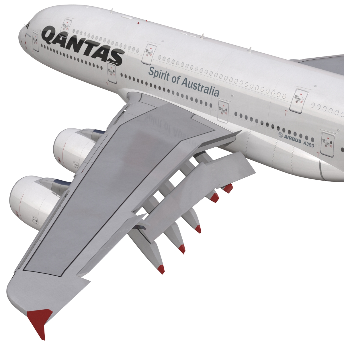 Airbus A380 900 Qantas 3D