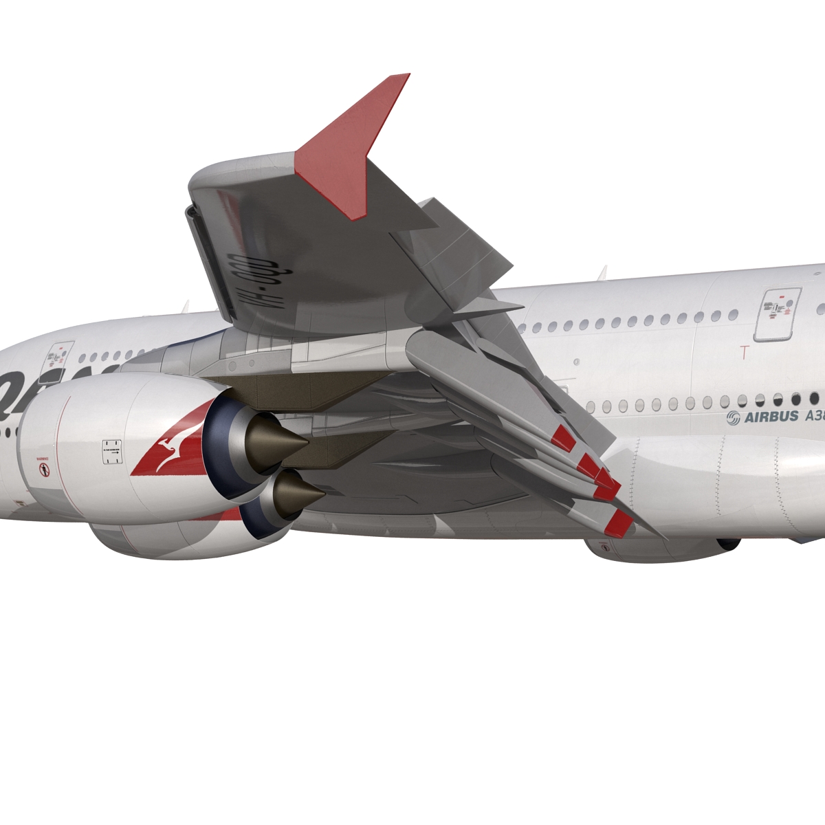 Airbus A380 900 Qantas 3D