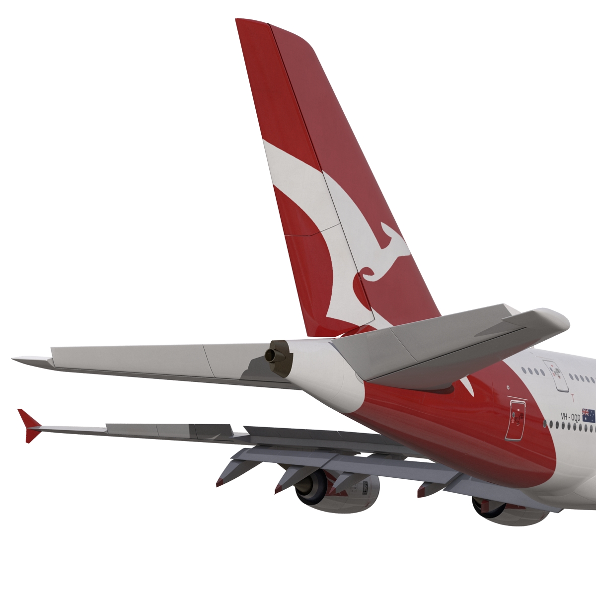 Airbus A380 900 Qantas 3D