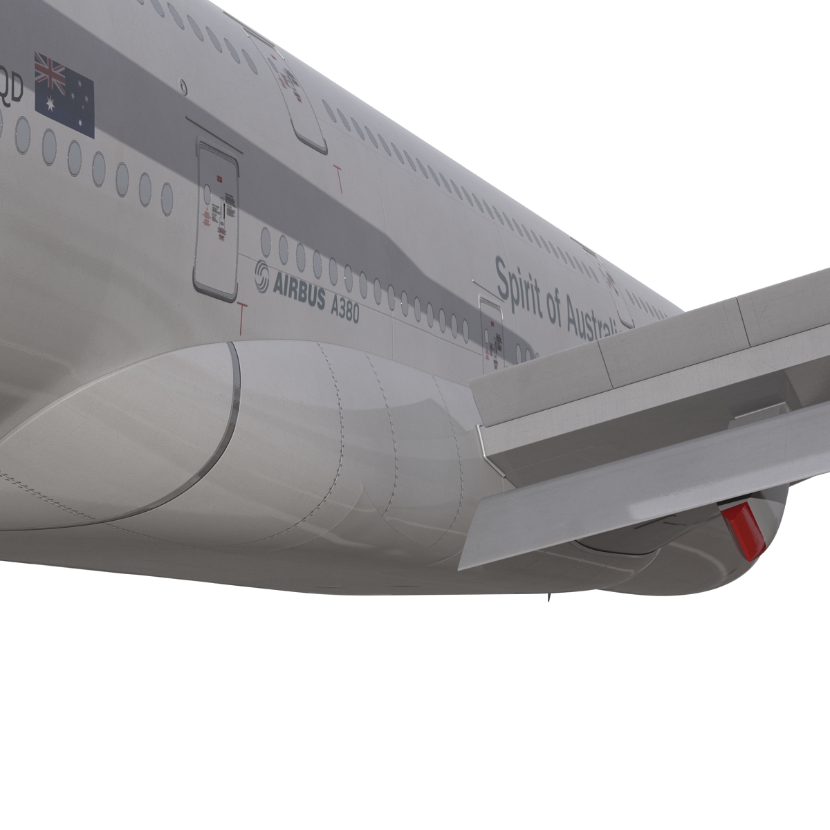 Airbus A380 900 Qantas 3D