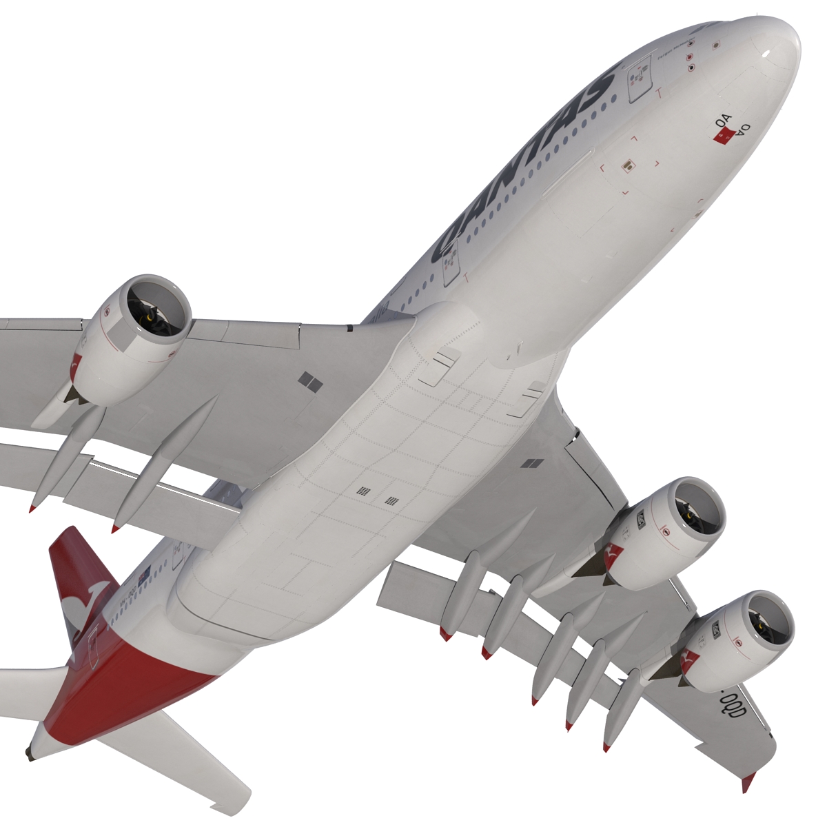 Airbus A380 900 Qantas 3D