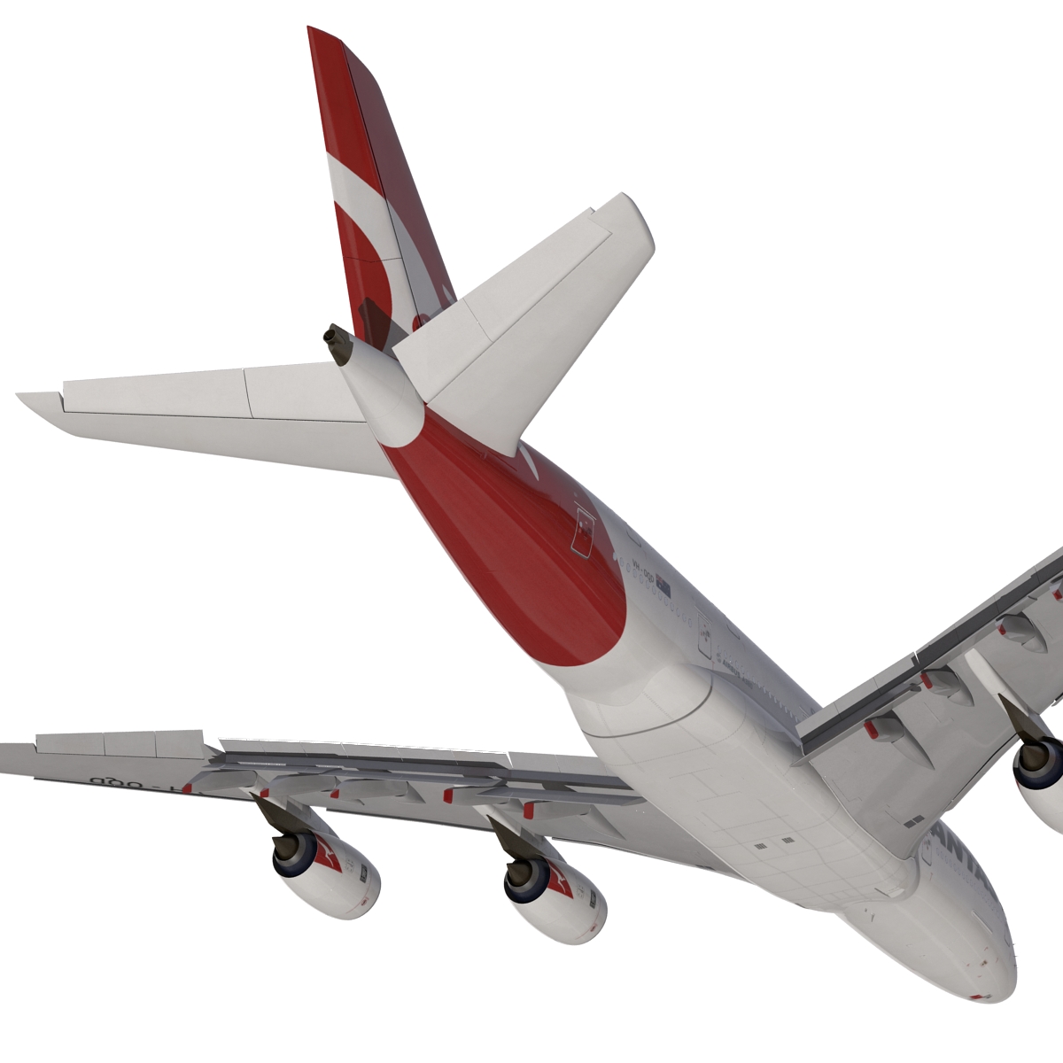 Airbus A380 900 Qantas 3D