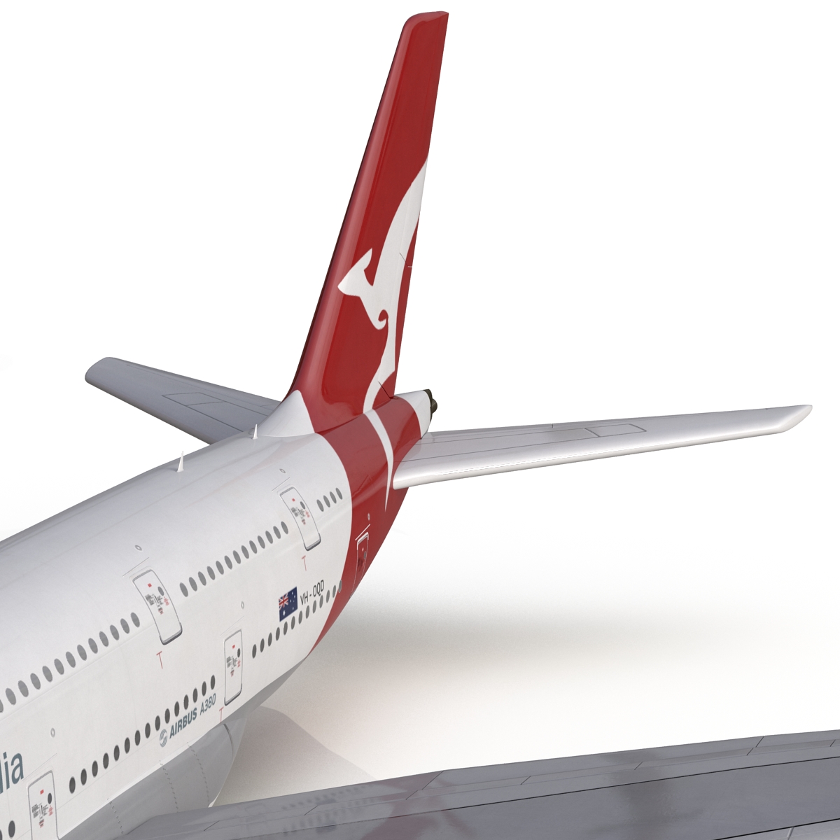 Airbus A380 900 Qantas 3D