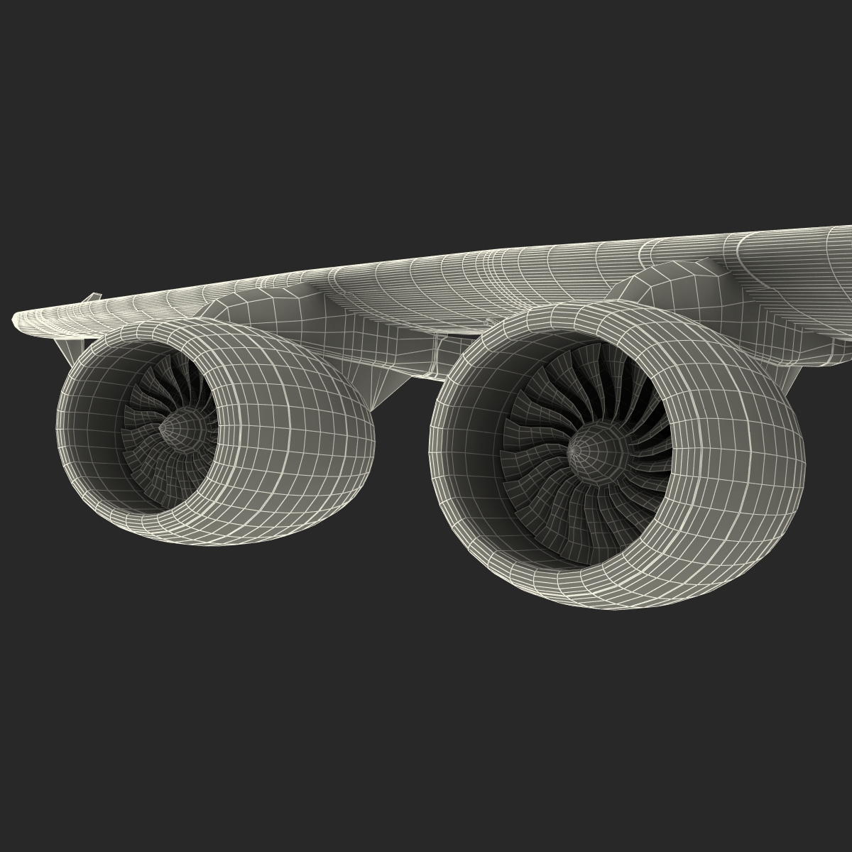 Airbus A380 900 Qantas Rigged 3D model