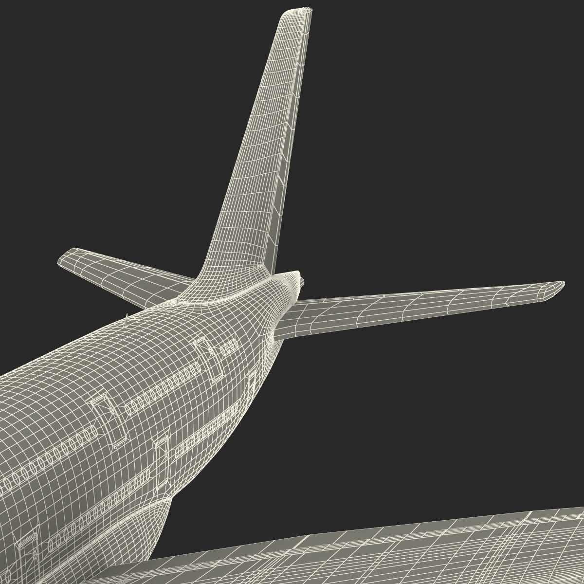 Airbus A380 900 Qantas Rigged 3D model