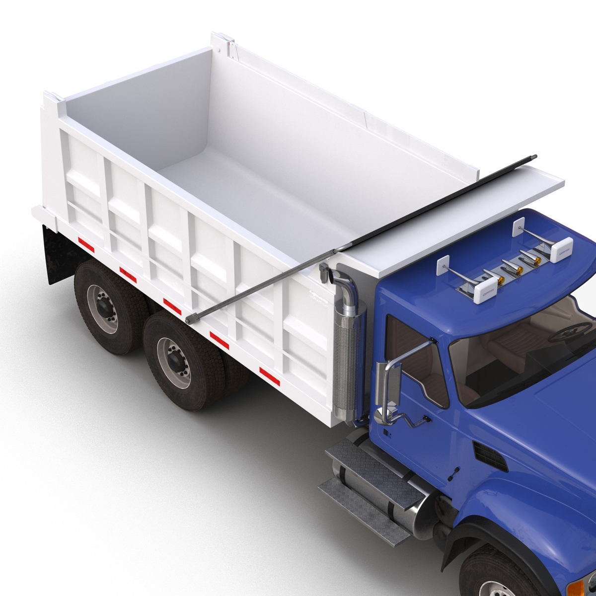 Dump Truck Generic Simple Interior 3D model