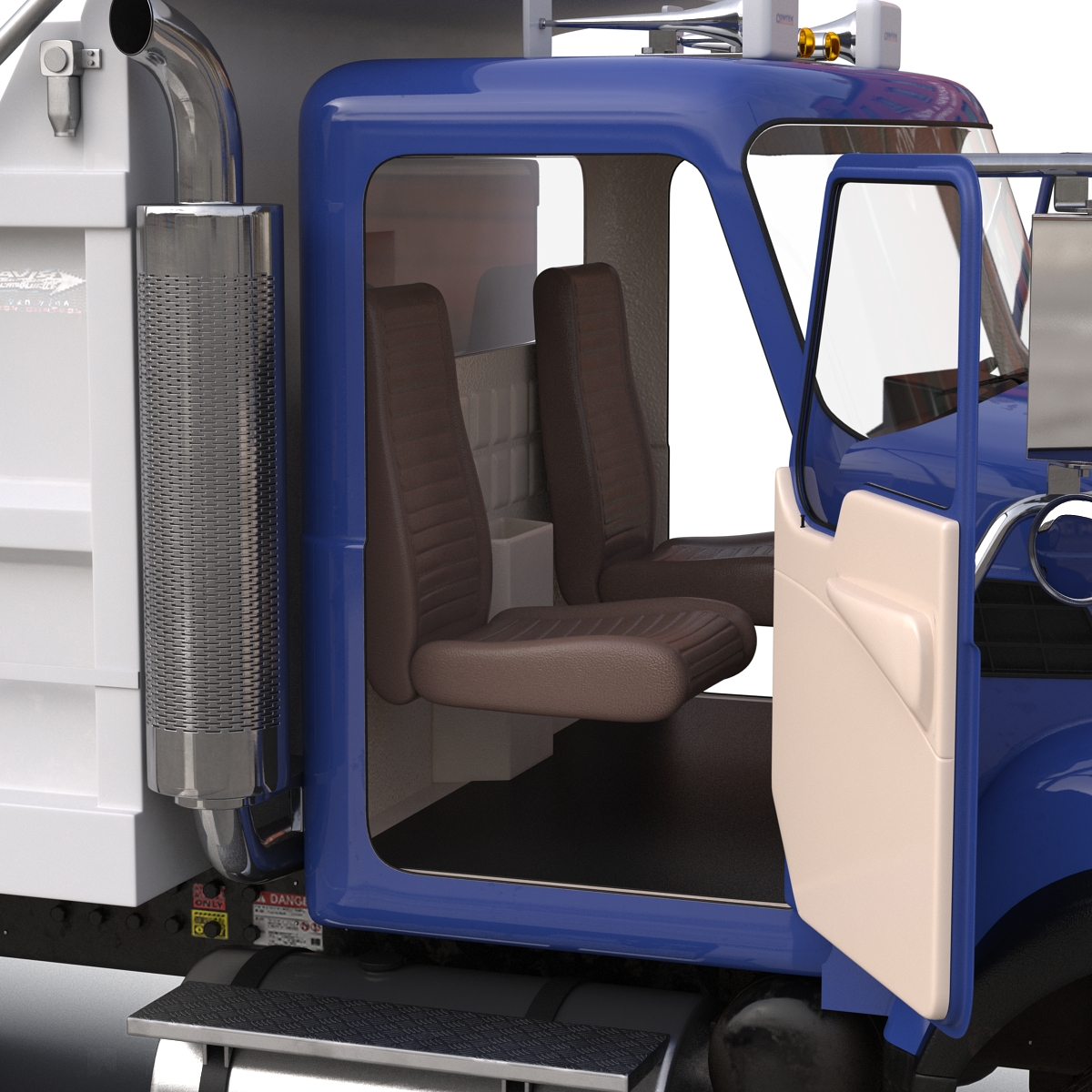 Dump Truck Generic Simple Interior 3D model