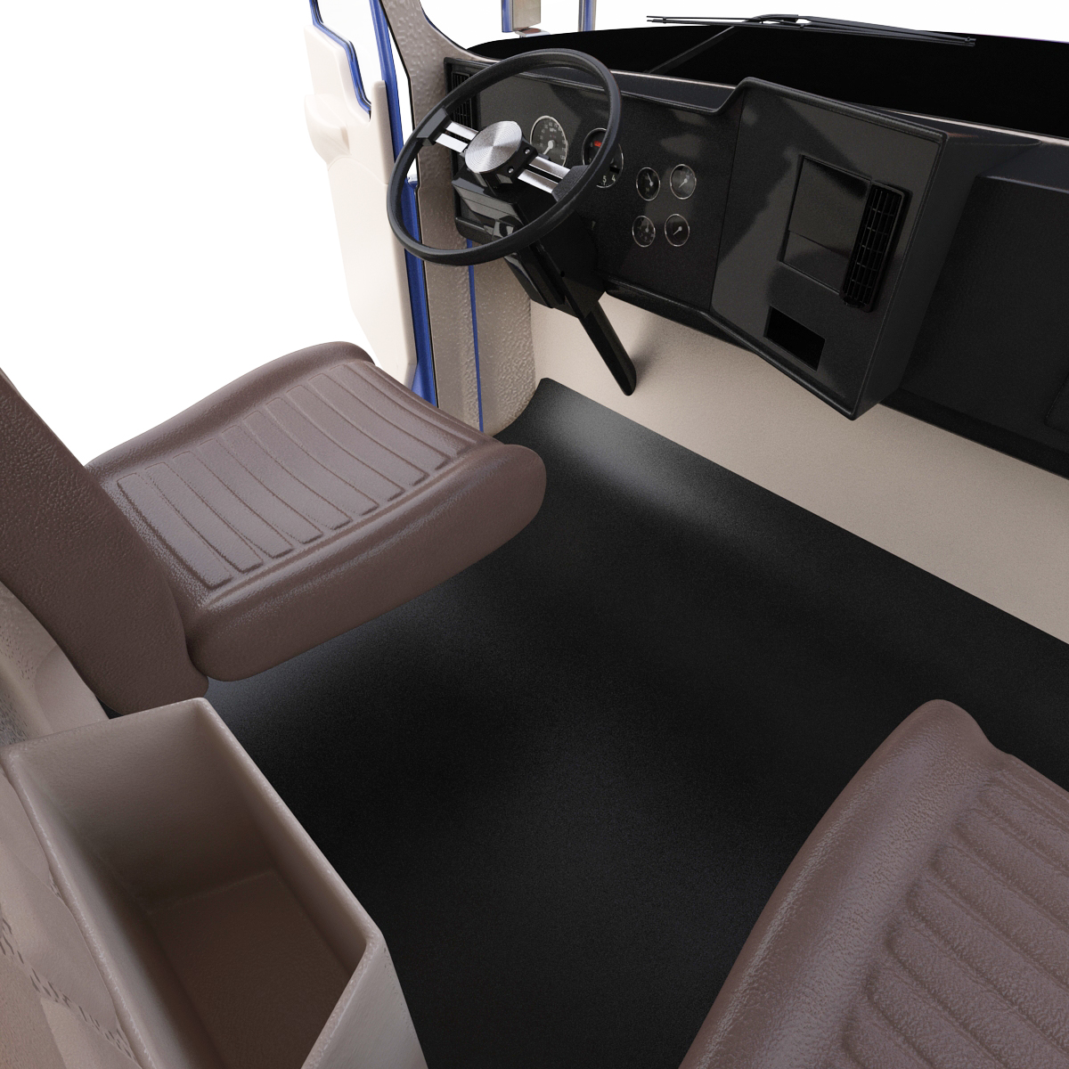 Dump Truck Generic Simple Interior 3D model