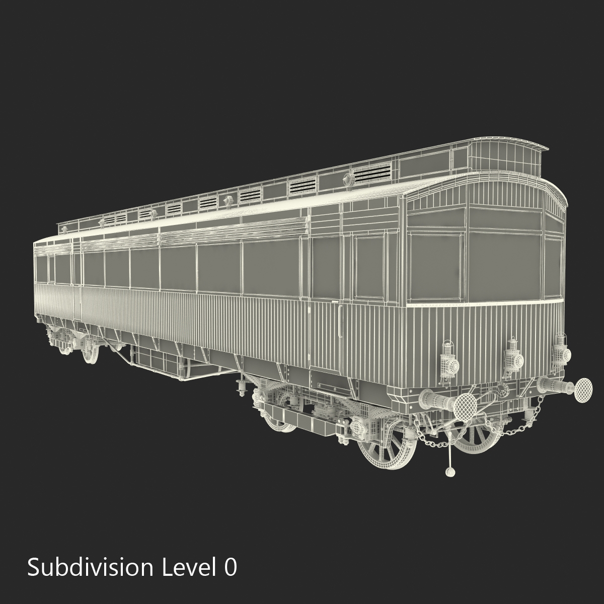 3D model Old Tram