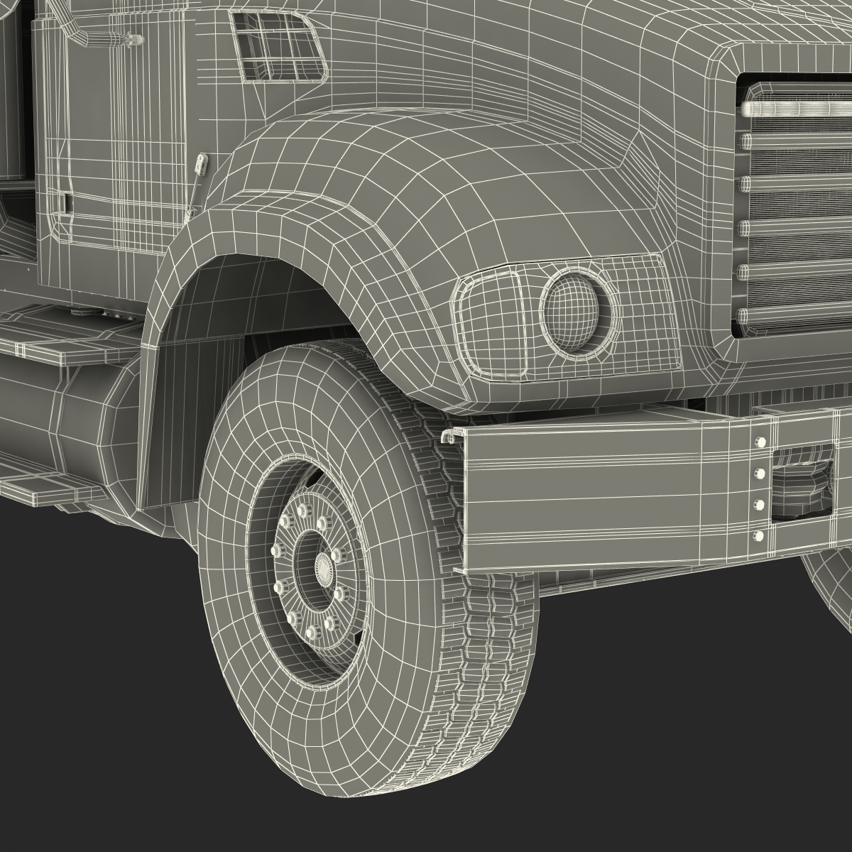 3D model Dump Truck Mack