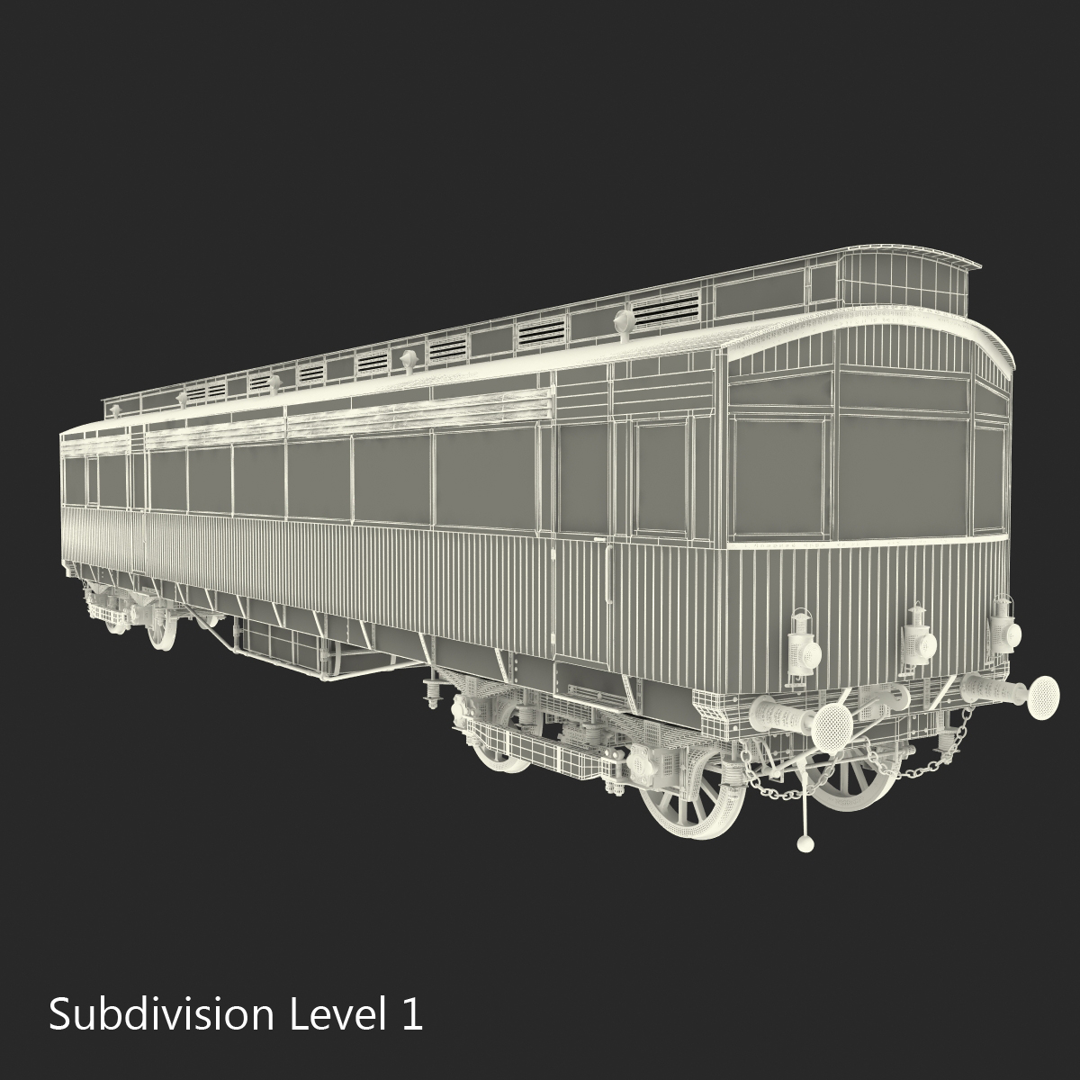 3D model Old Tram