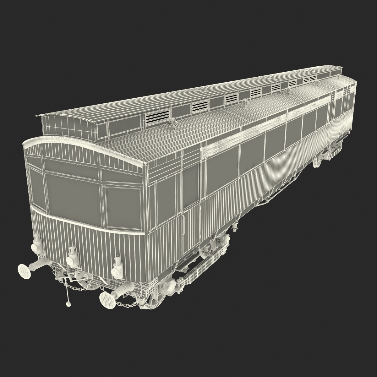 3D model Old Tram