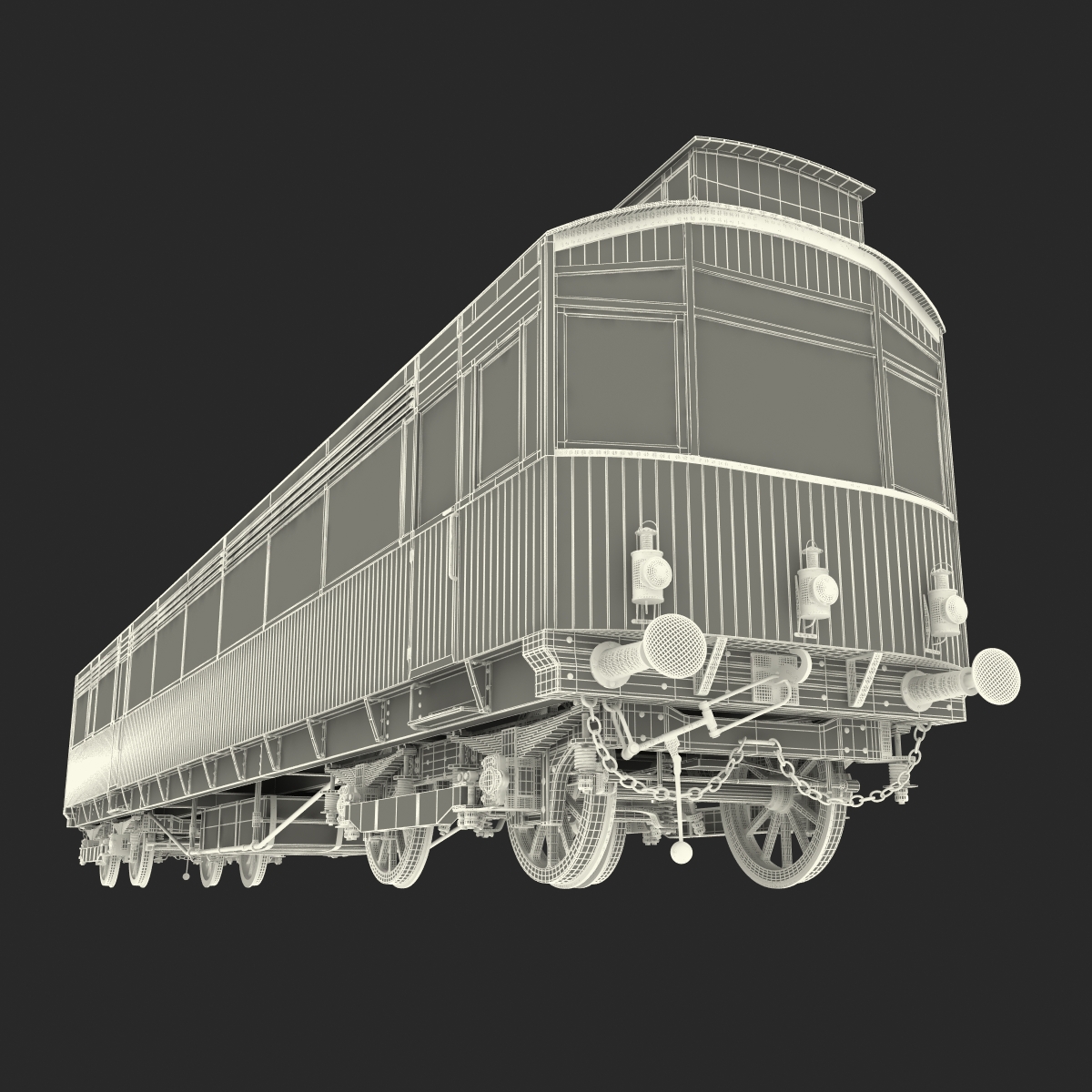 3D model Old Tram