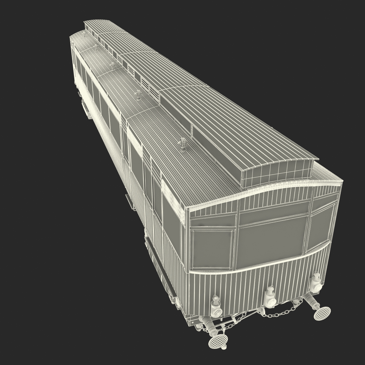 3D model Old Tram