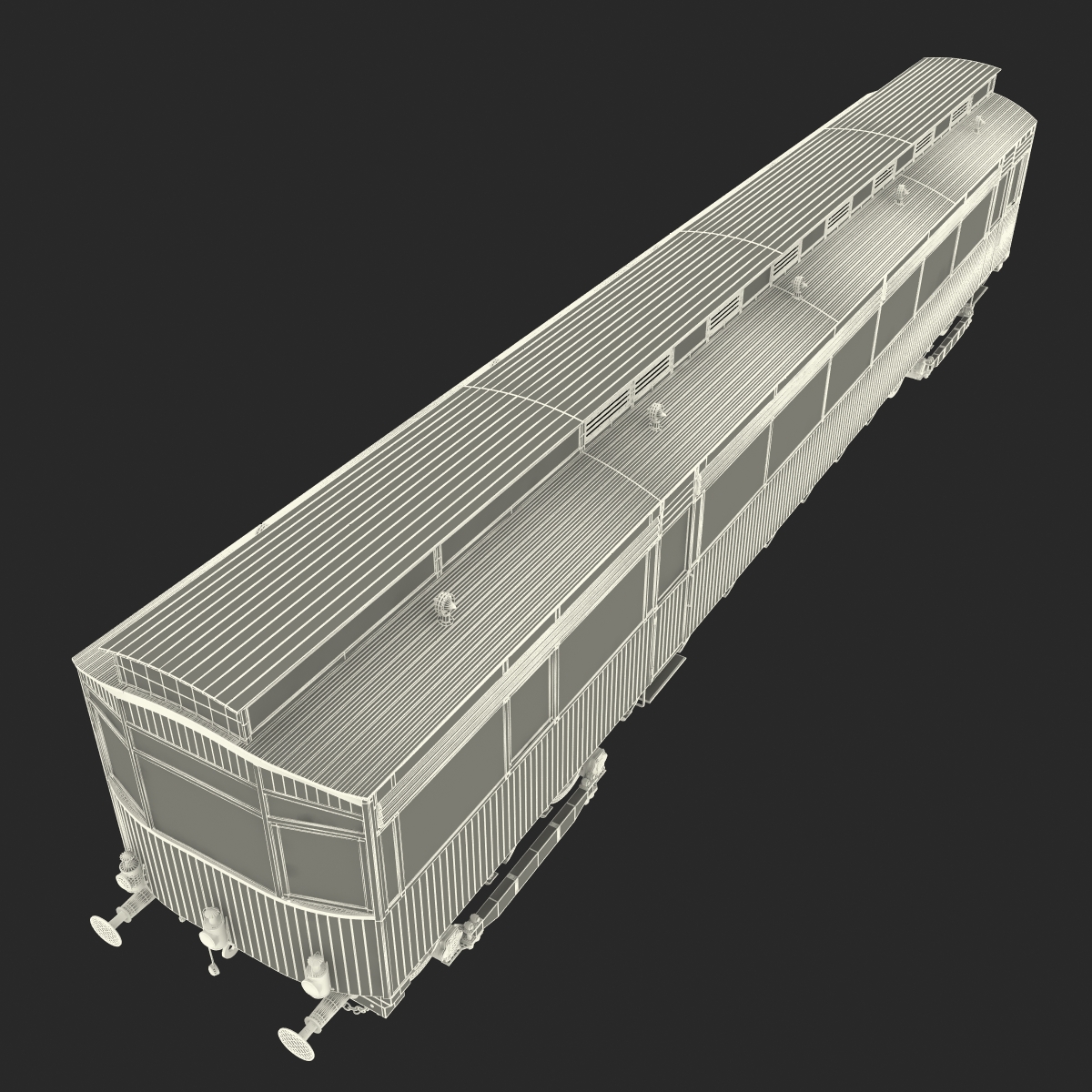 3D model Old Tram