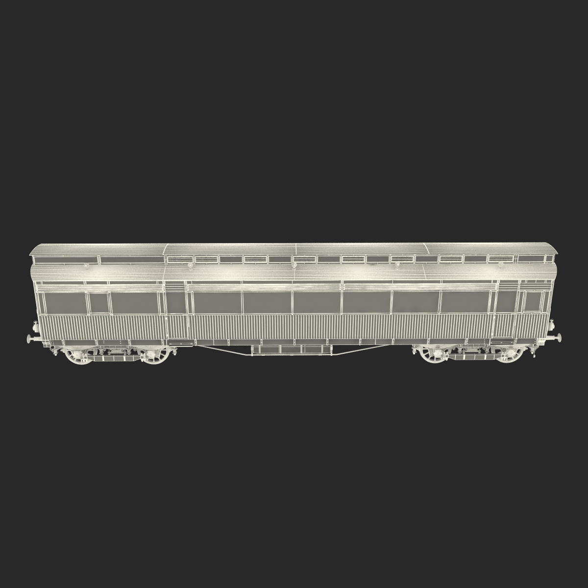 3D model Old Tram