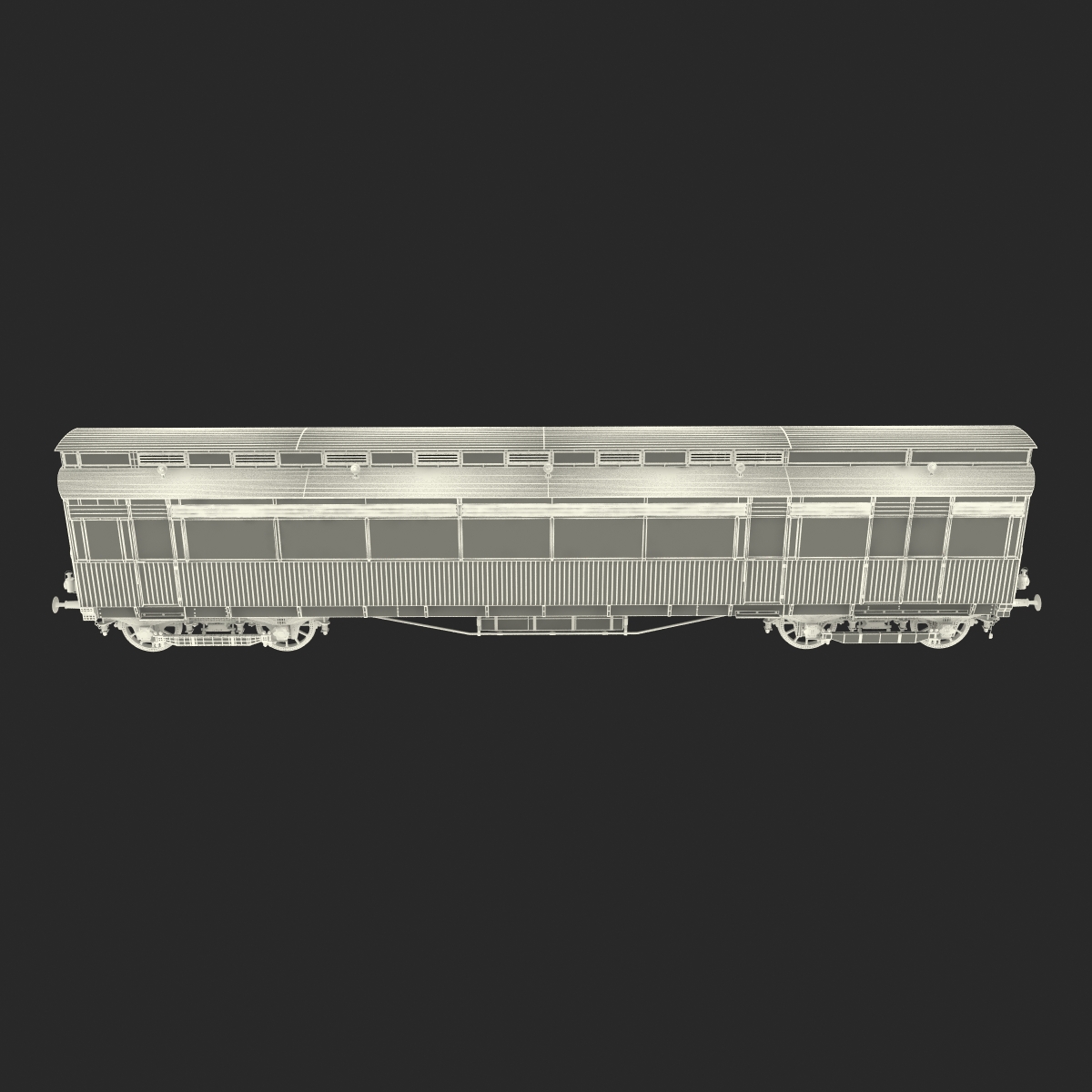 3D model Old Tram