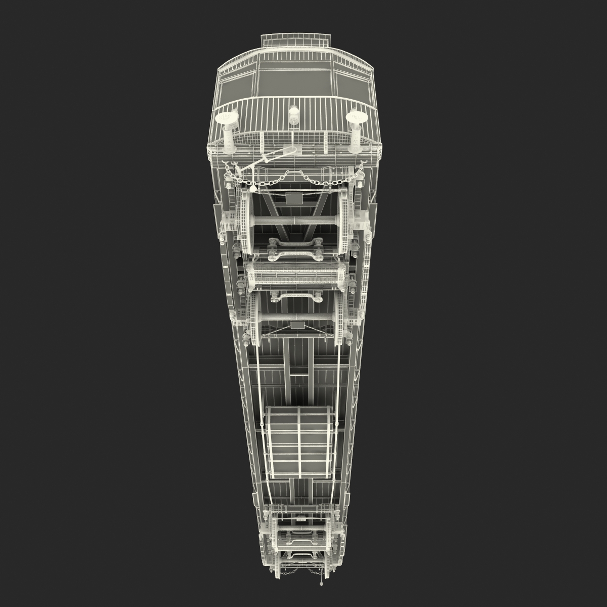 3D model Old Tram