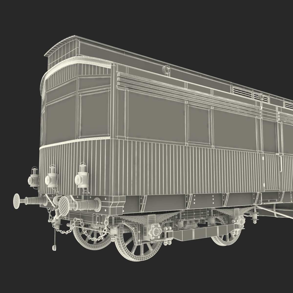 3D model Old Tram