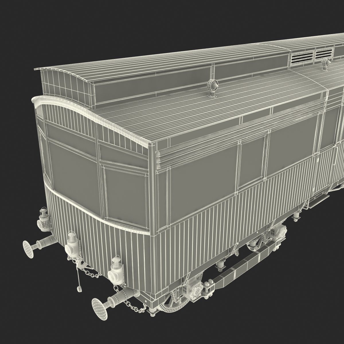 3D model Old Tram