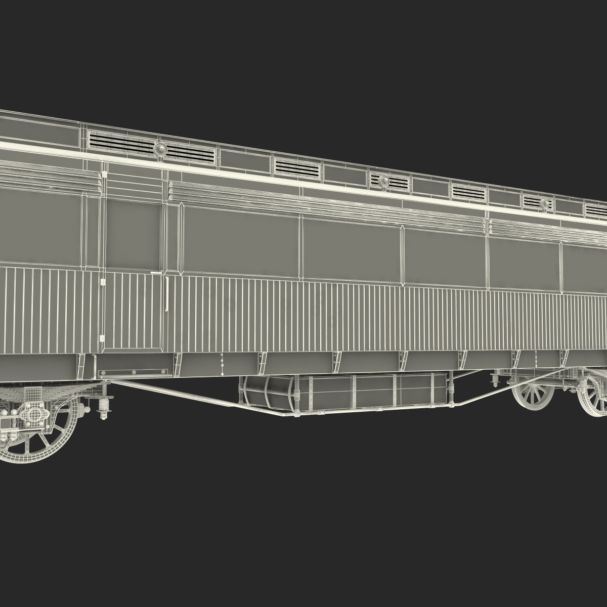 3D model Old Tram