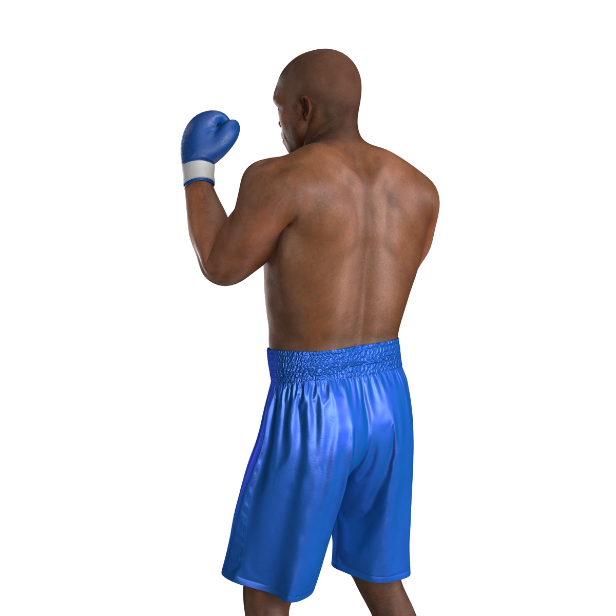 3D African American Boxer 2 Pose 2