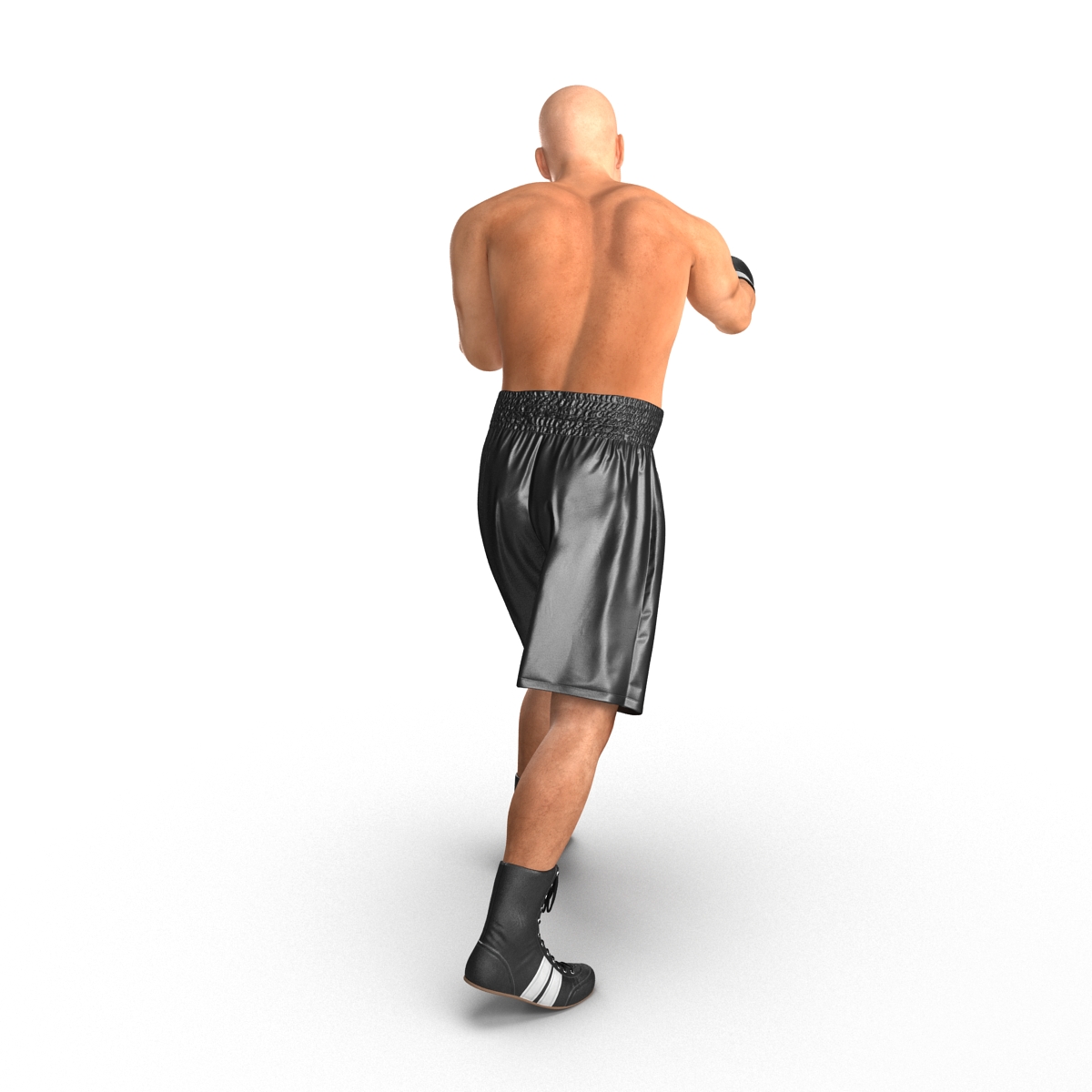 Adult Boxer Man 2 Pose 3 3D model