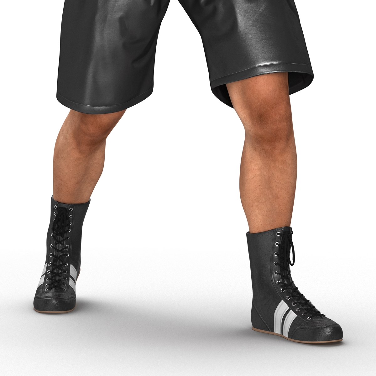 Adult Boxer Man 2 Pose 3 3D model