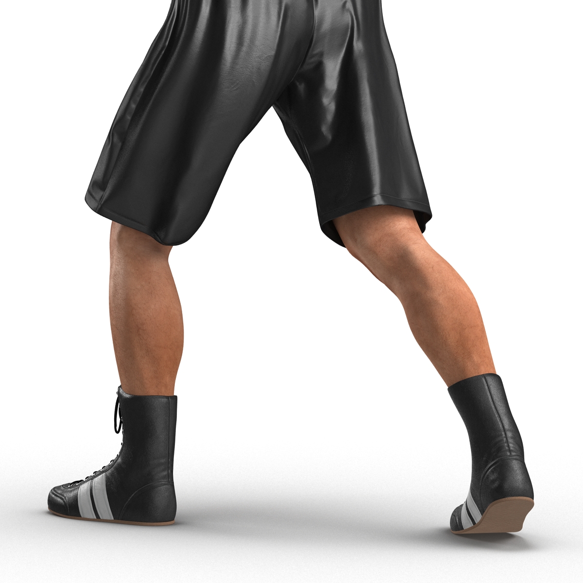 Adult Boxer Man 2 Pose 3 3D model