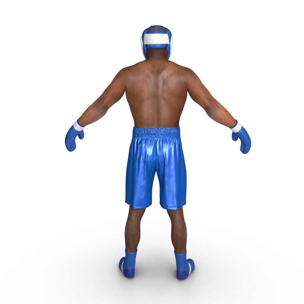 African American Boxer 3D