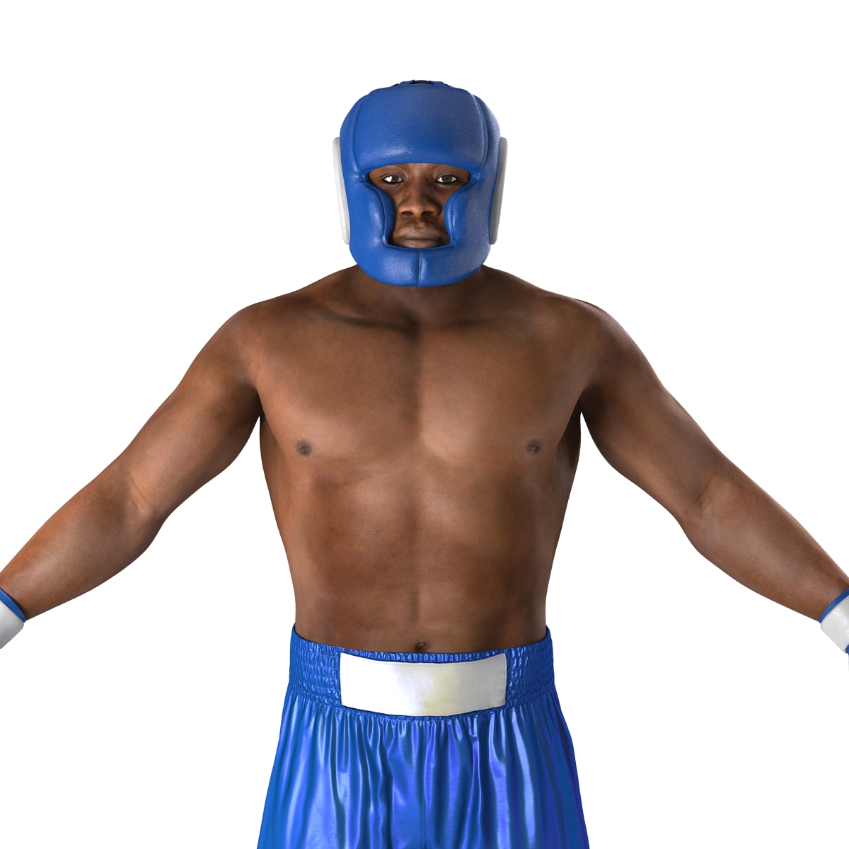 African American Boxer 3D