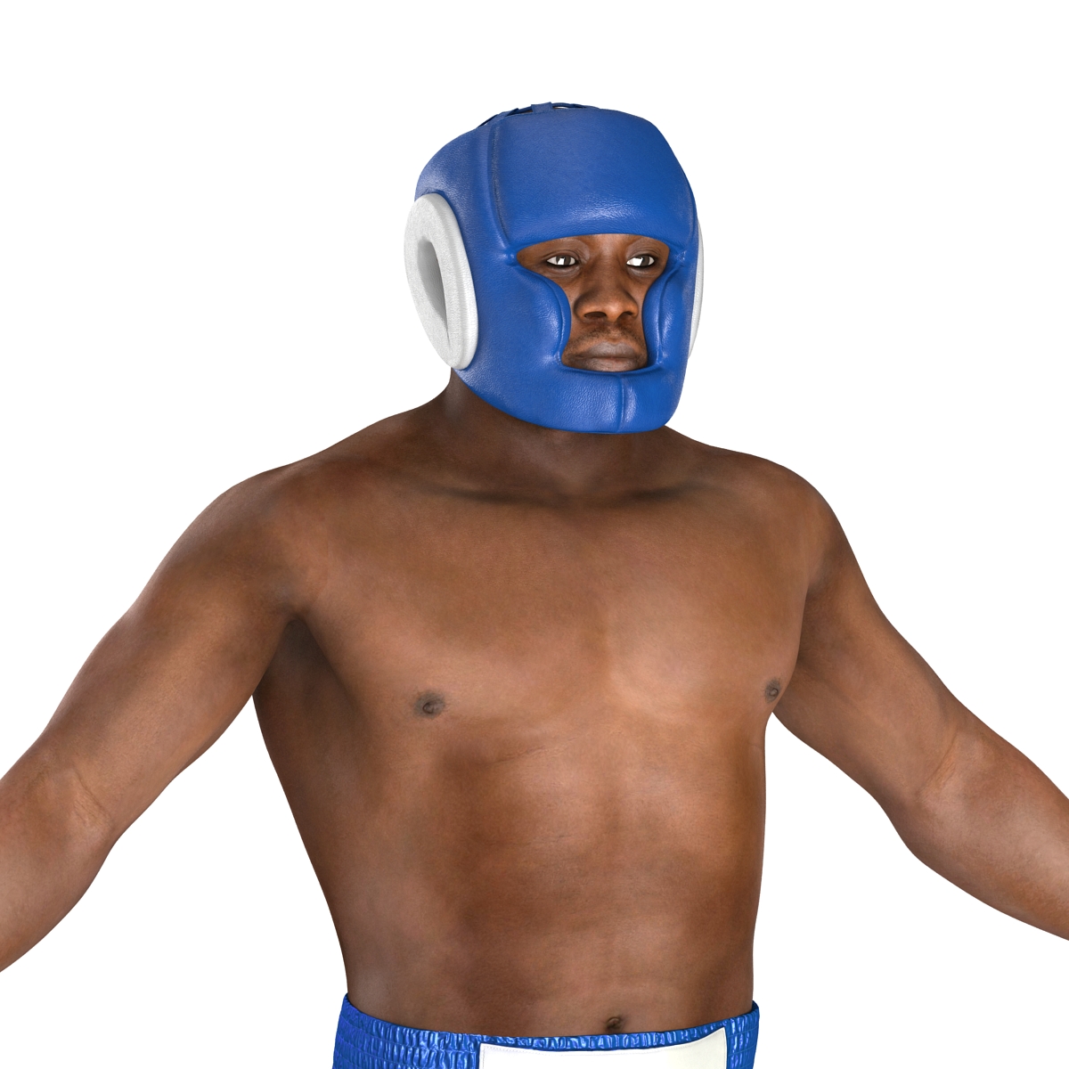 African American Boxer 3D