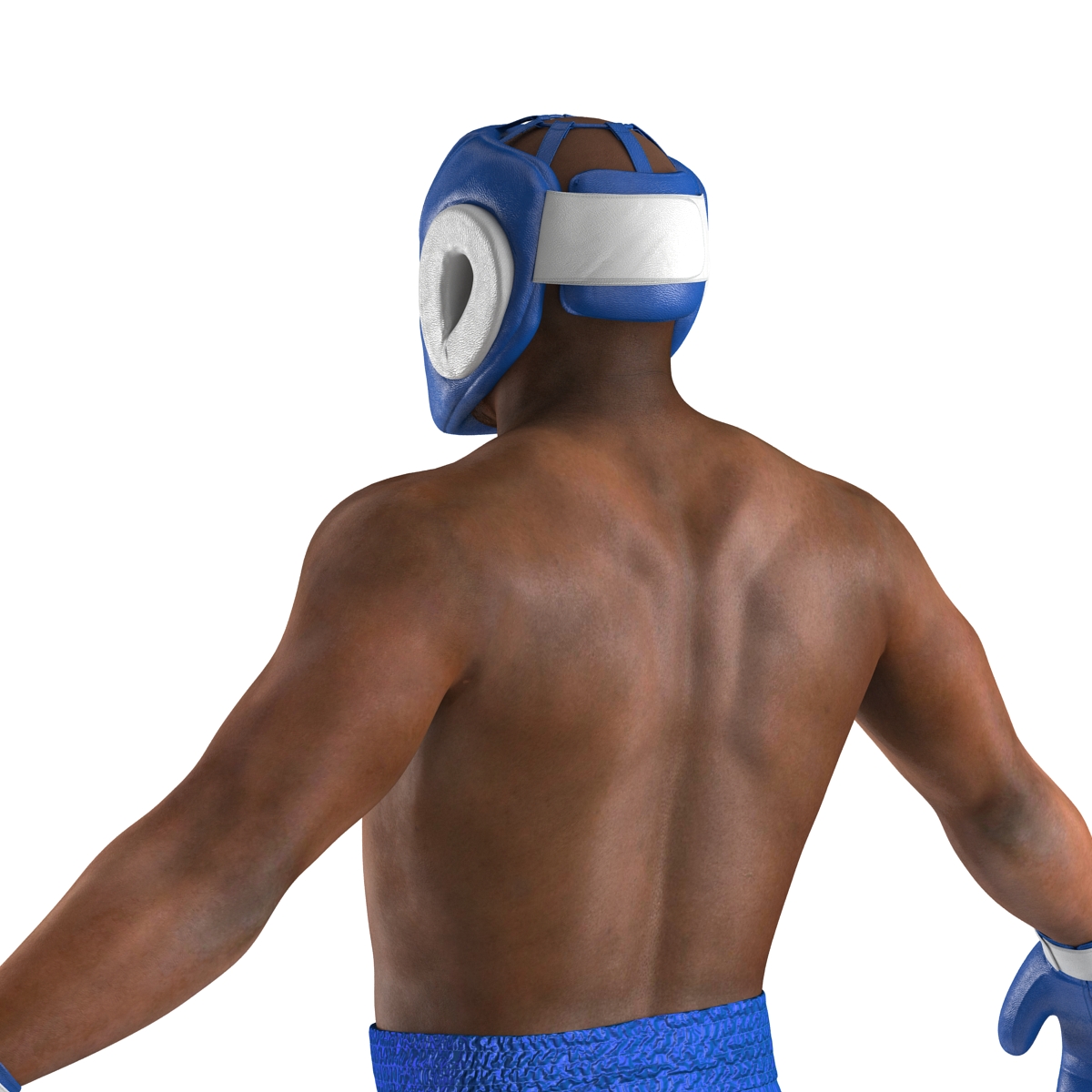 African American Boxer 3D