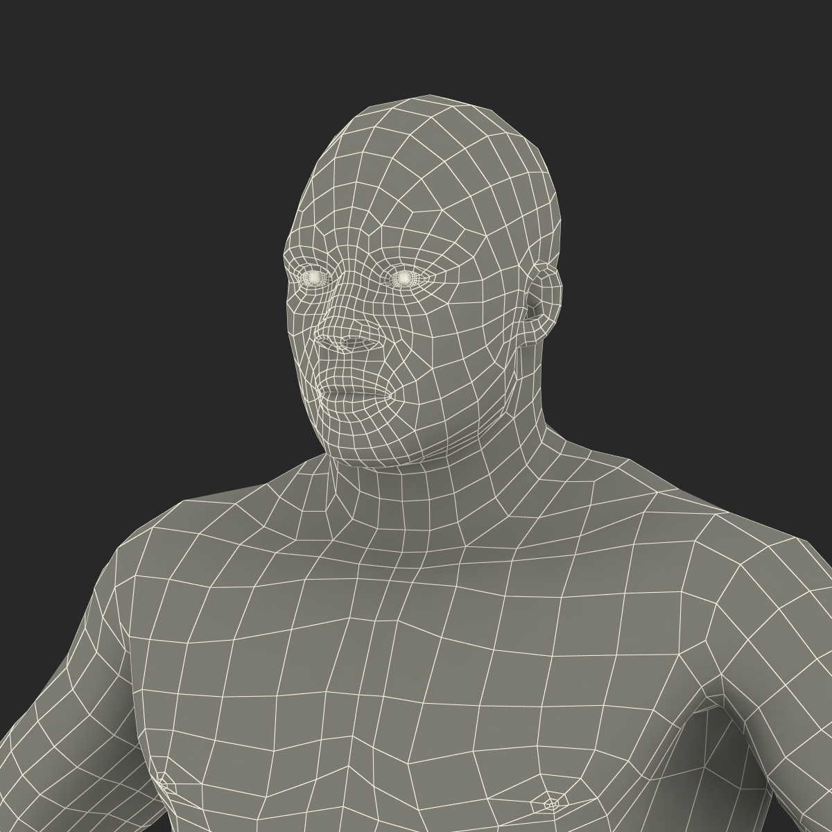 African American Boxer 2 3D model