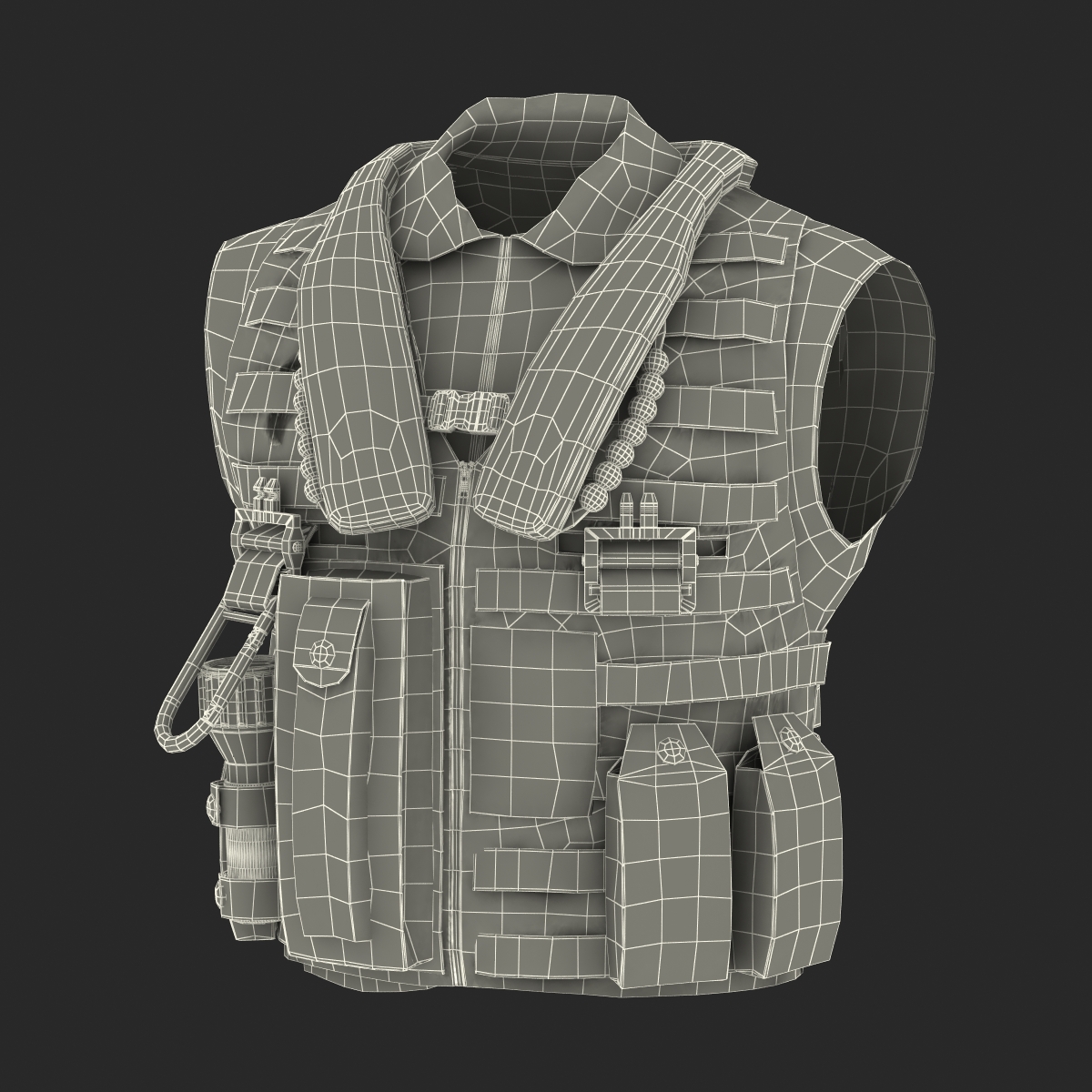 3D US Military Vest