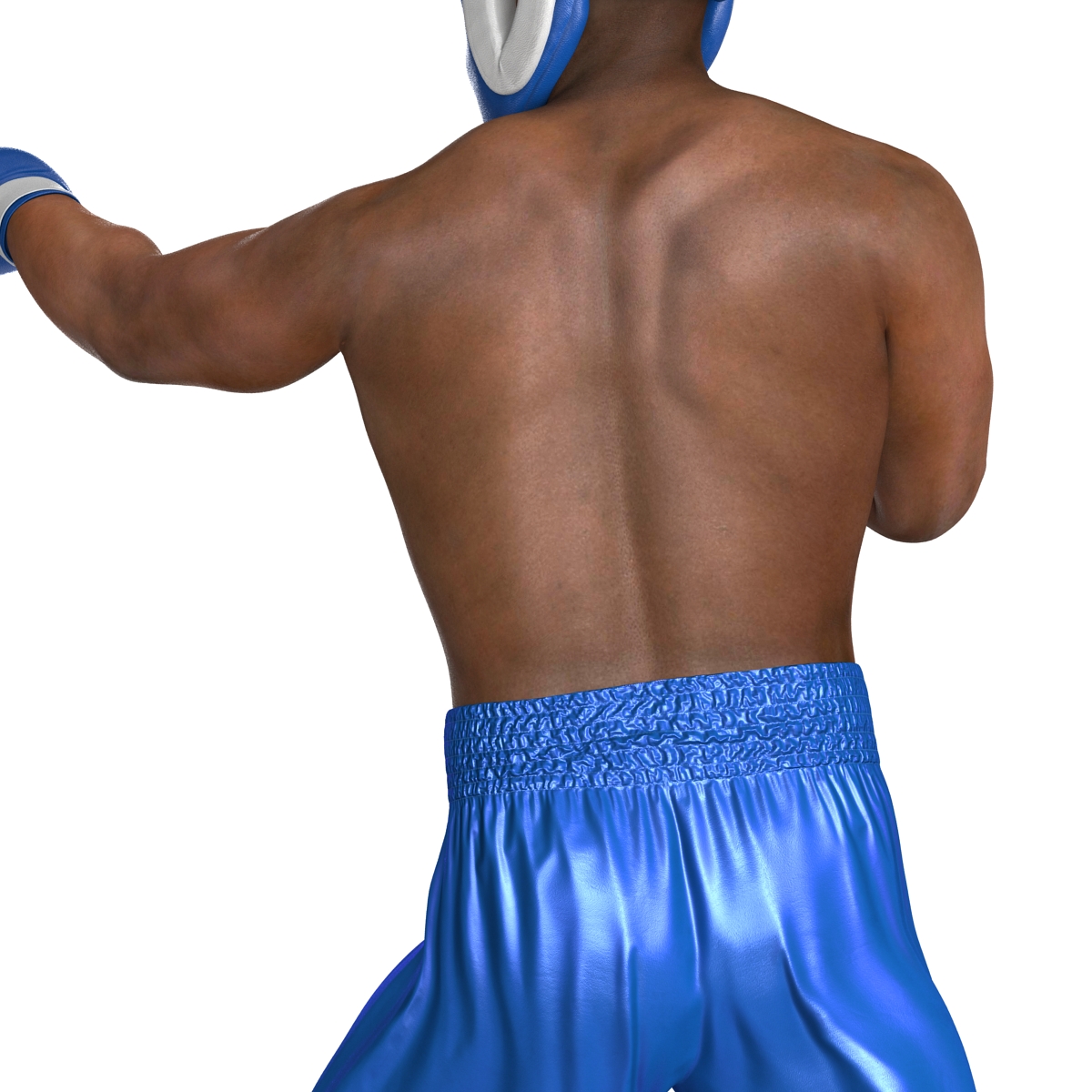 African American Boxer Pose 3 3D model