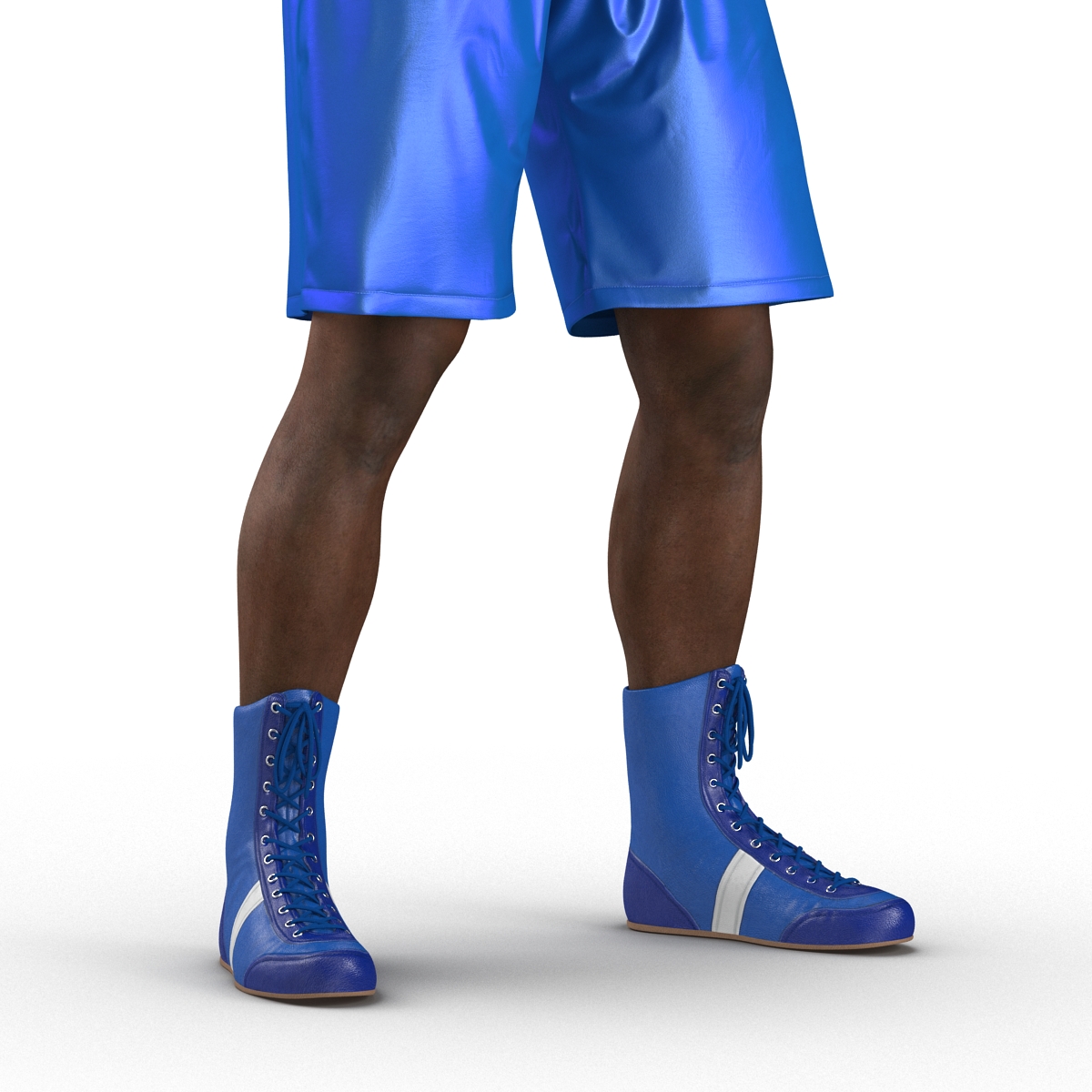 African American Boxer Pose 2 3D model