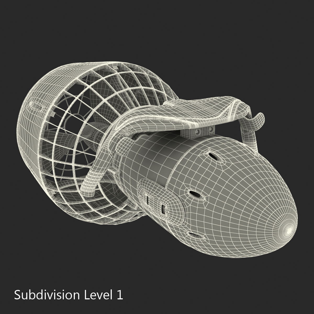 3D Sea Scooter Diver Propulsion Vehicle