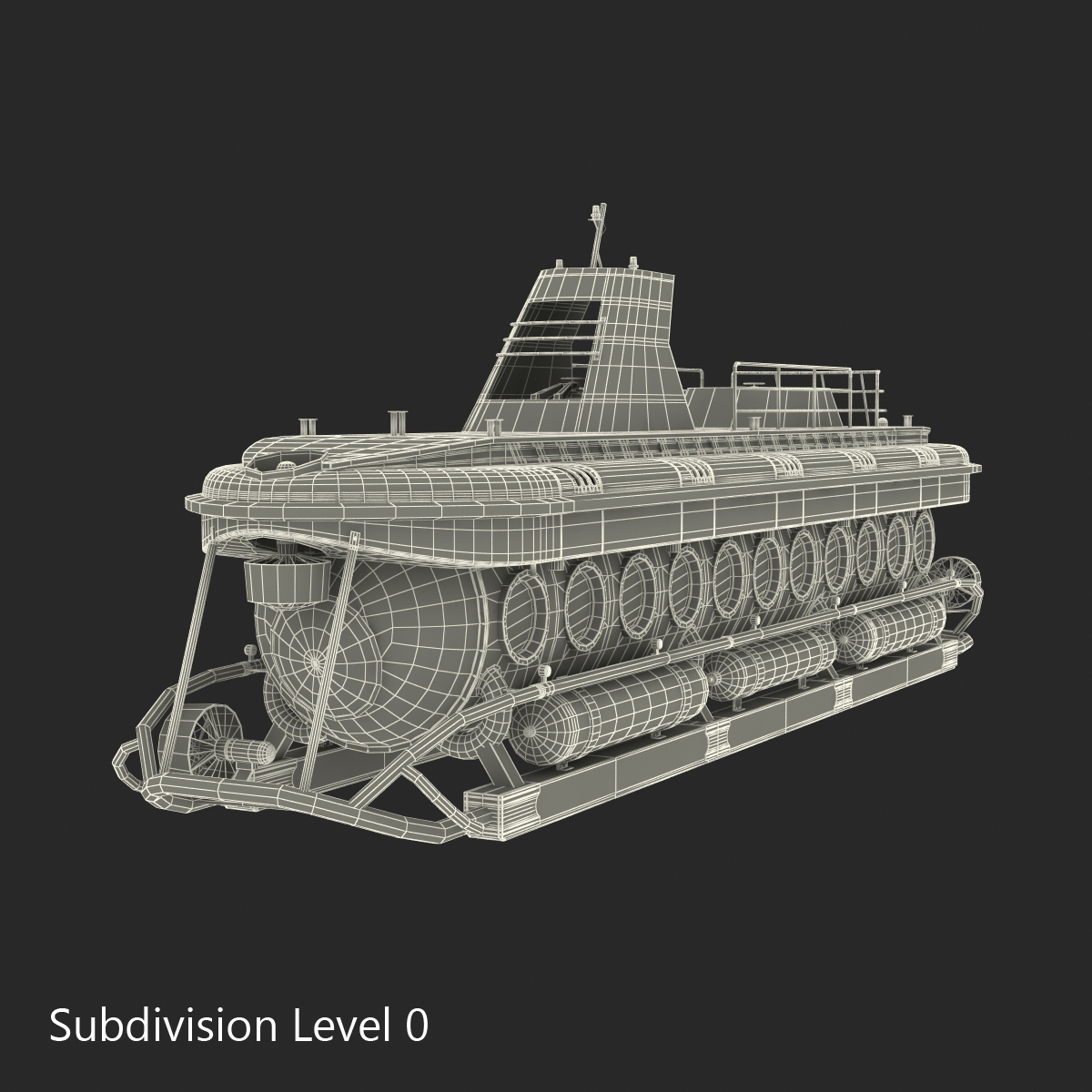 Tourist Submarine Mark V 3D model