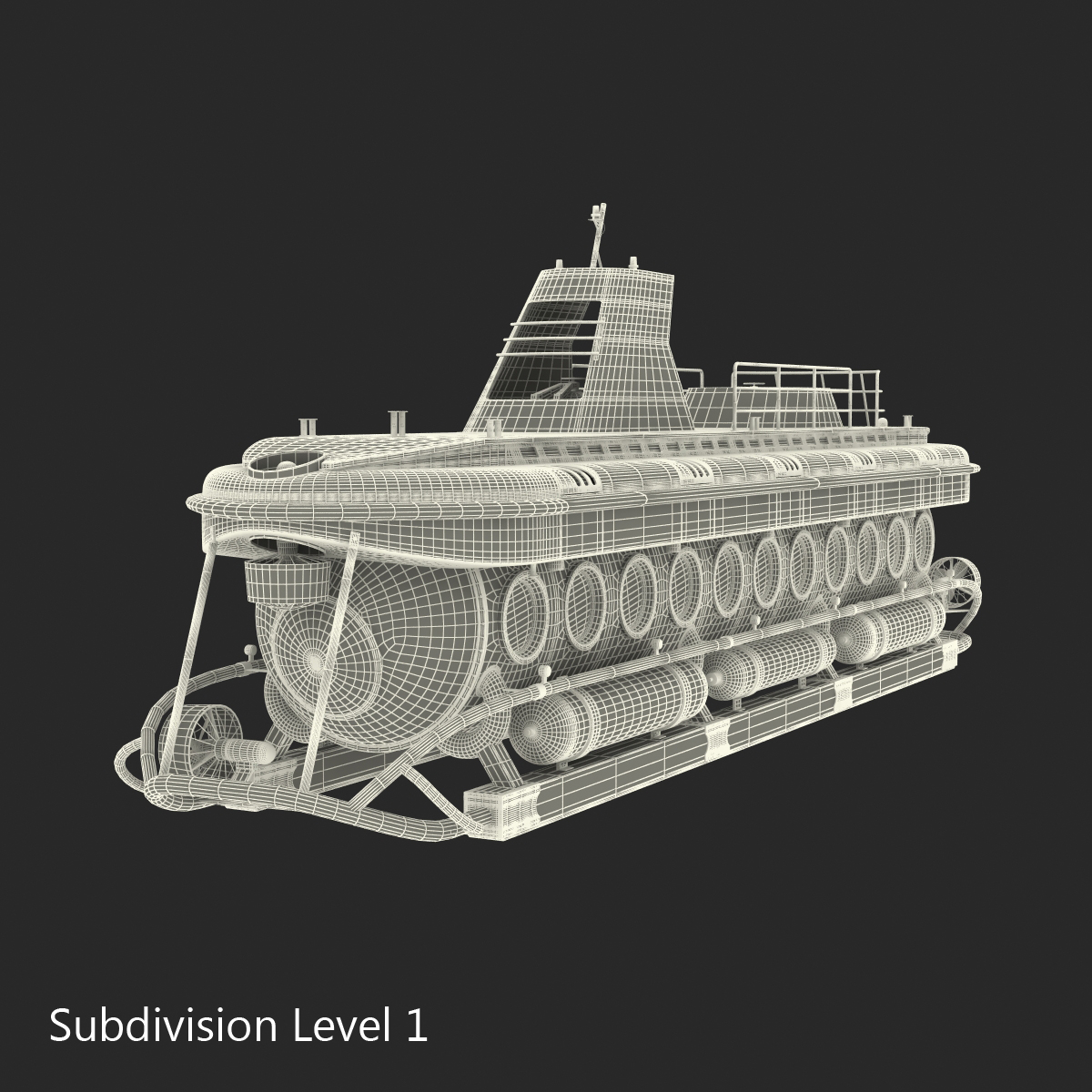 Tourist Submarine Mark V 3D model