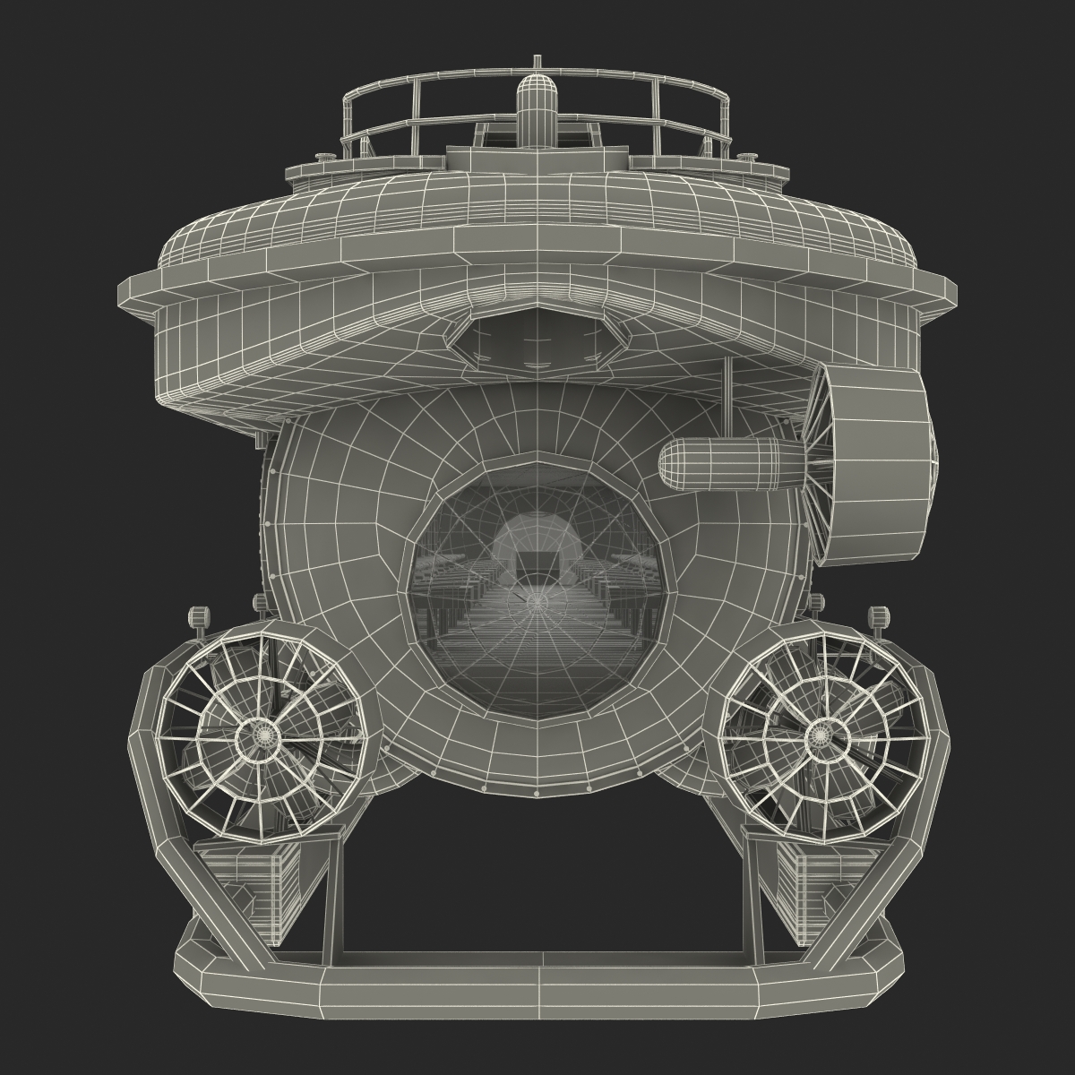 3D Tourist Submarine Mark V Rigged