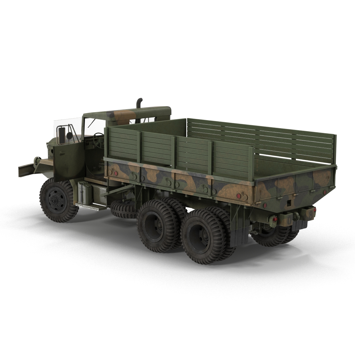 3D Military Cargo Truck m35a2 Camo