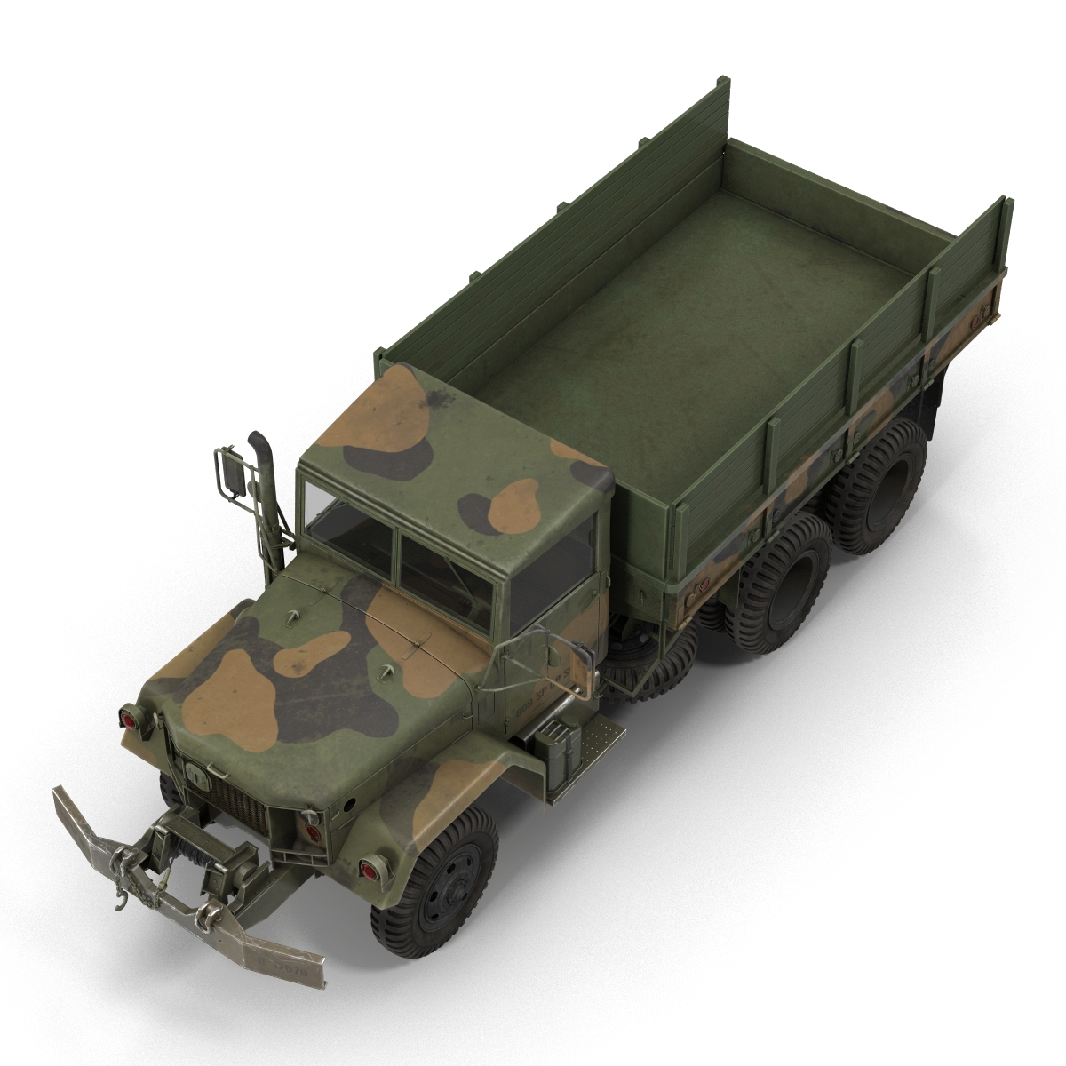 3D Military Cargo Truck m35a2 Camo