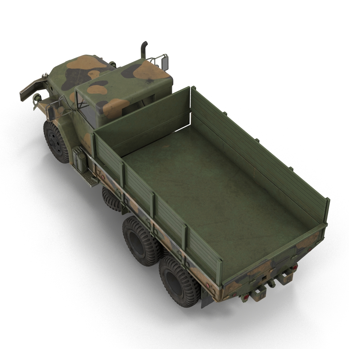 3D Military Cargo Truck m35a2 Camo