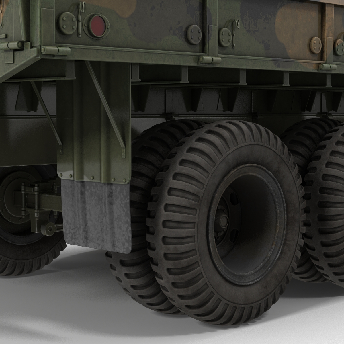 3D Military Cargo Truck m35a2 Camo