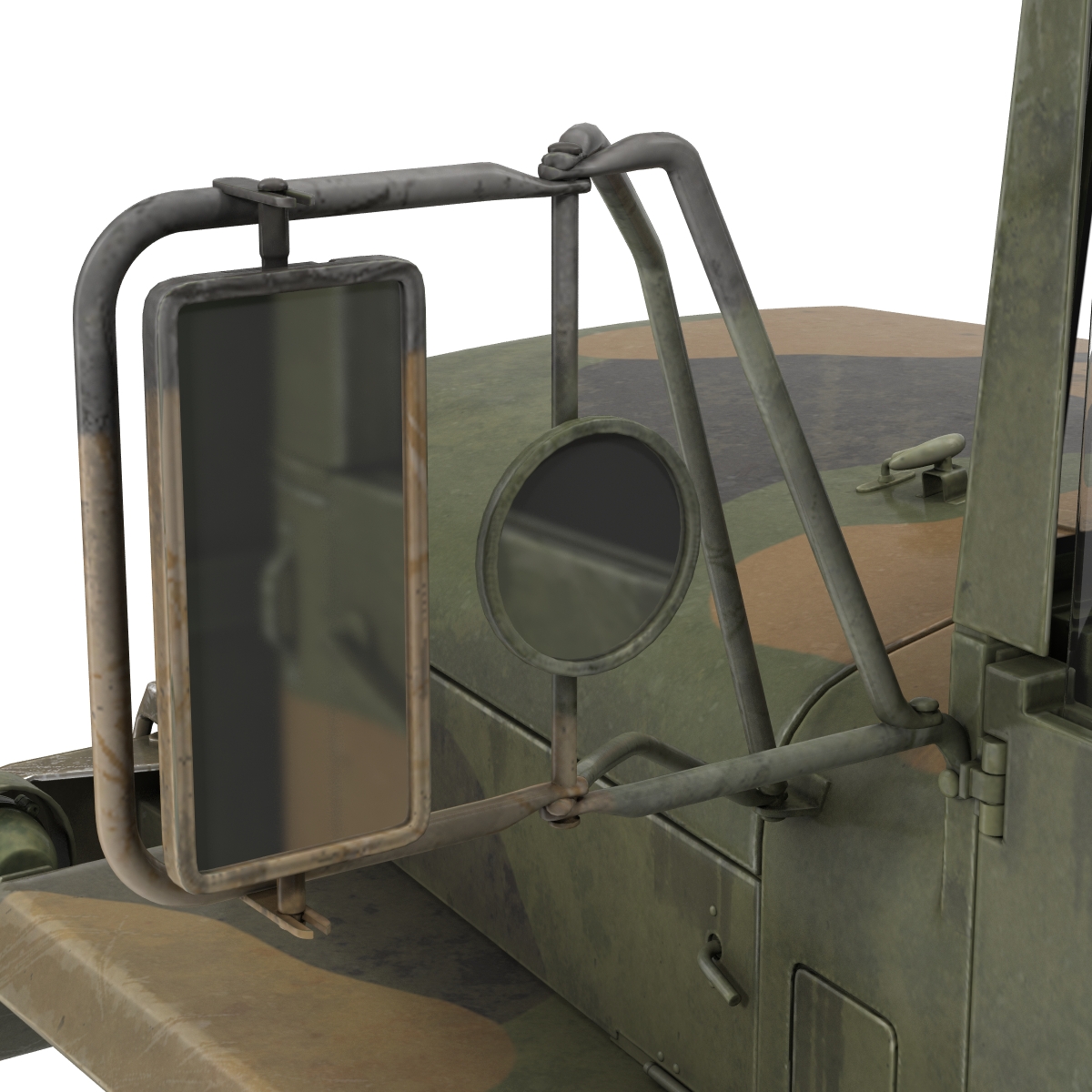 3D Military Cargo Truck m35a2 Camo