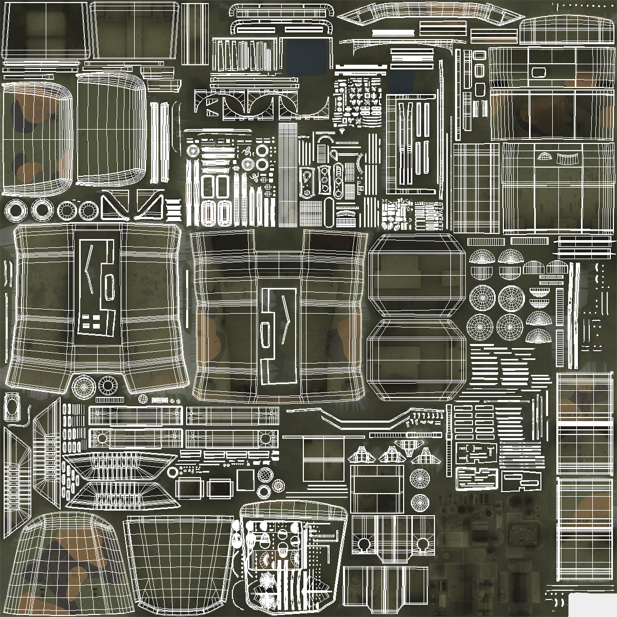 3D Military Cargo Truck m35a2 Camo