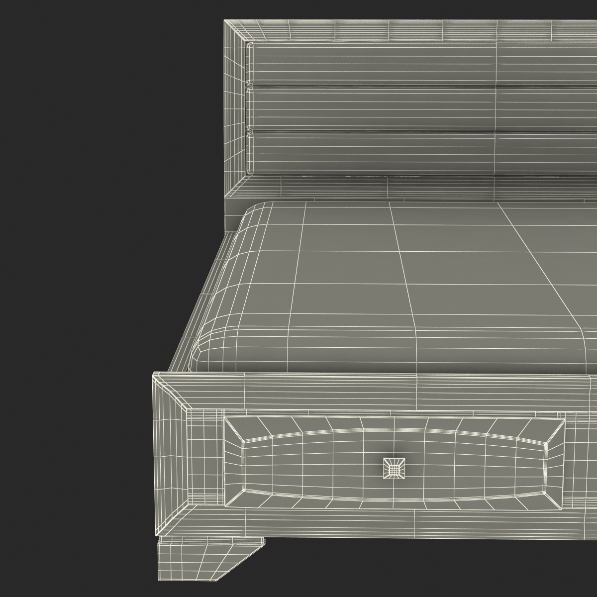 Bed 5 3D model