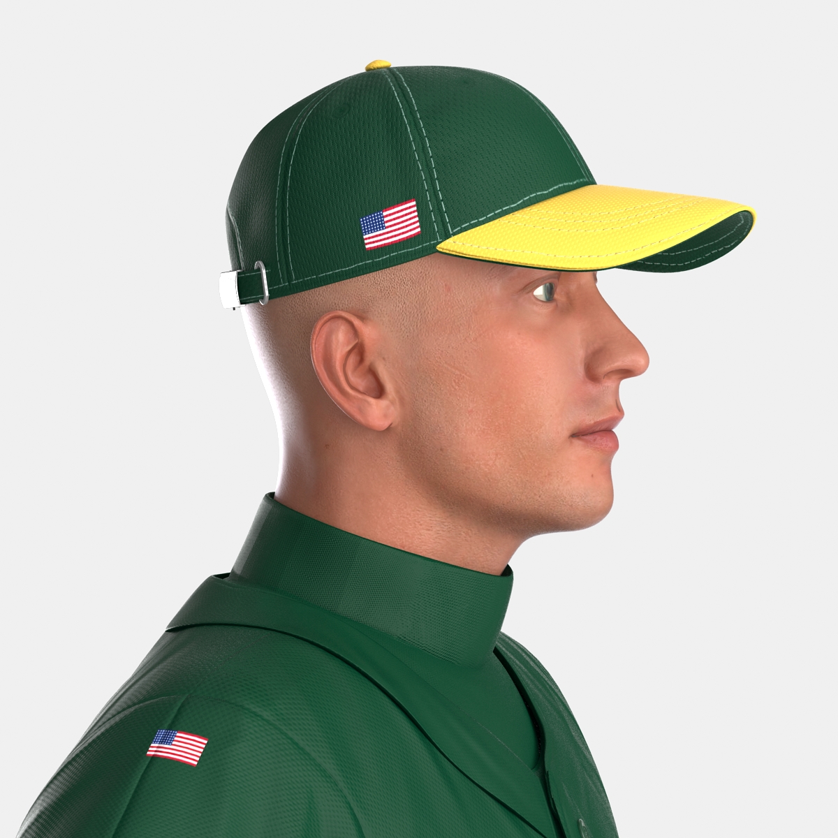 3D Baseball Player Generic model